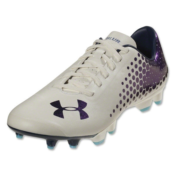 Under Armour Blur CBN IV FG (High Vis Yellow/Metallic Navy)