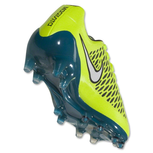 Nike Women s Magista Opus FG Volt White Blue Lagoon
