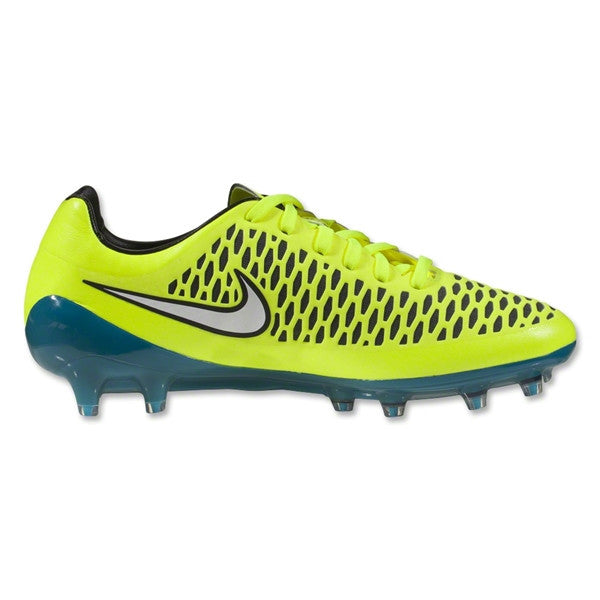 Nike Women s Magista Opus FG Volt White Blue Lagoon